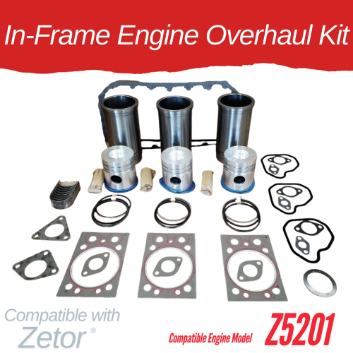 IN-FRAME ENGINE OVERHAUL KIT FOR ZETOR - Z5201 3320 3340 5211 5245